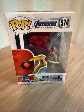 Funko POP! Iron Spider Red & Gold Vinyl Figure - Avengers Endgame #574
